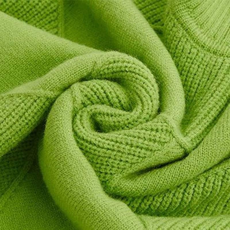 Comfortabele warme trui van hoogwaardige wol voor de herfst