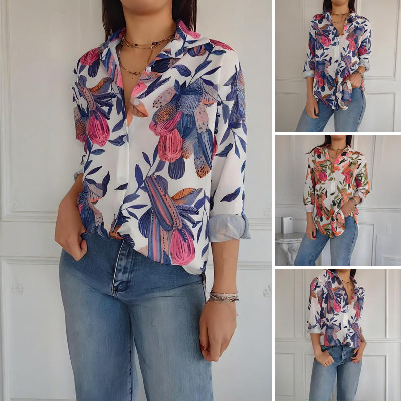 Lichte viscose blouse voor een comfortabele en elegante look
