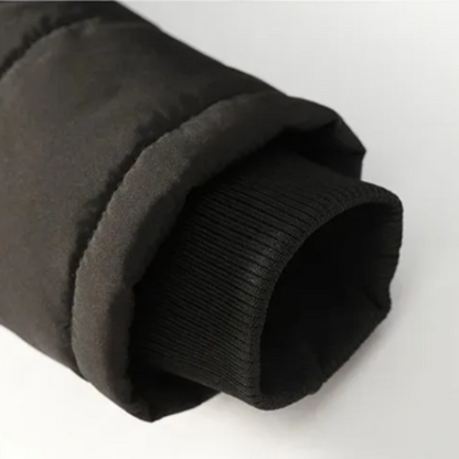 Comfortabele gewatteerde fleece jas voor de winter