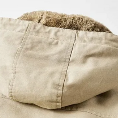 Elegante gewatteerde winterjas van premium materiaal, comfortabel en warm