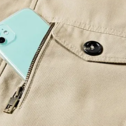 Elegante gewatteerde winterjas van premium materiaal, comfortabel en warm