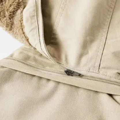 Elegante gewatteerde winterjas van premium materiaal, comfortabel en warm