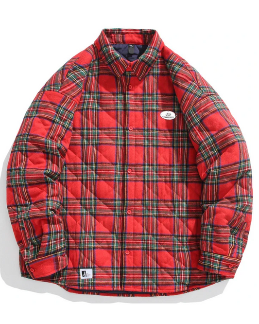 Katoenen gewatteerde jas voor comfort en tijdloze elegantie in de herfst