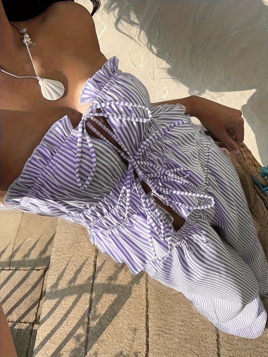 Sophie | Elegante Gestreepte Damespak