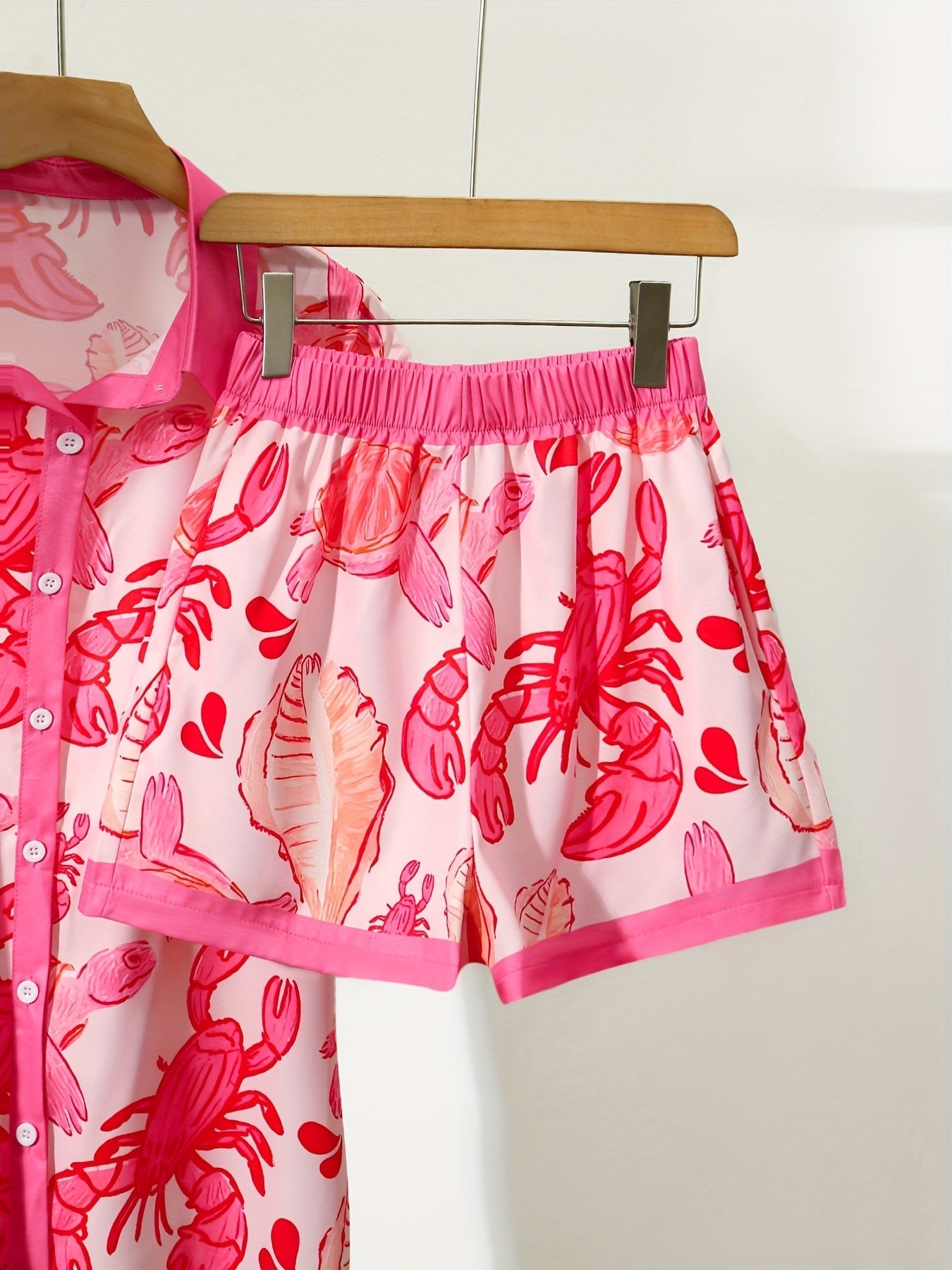 Lila | Chic Korte Mouw Top & Shorts Set