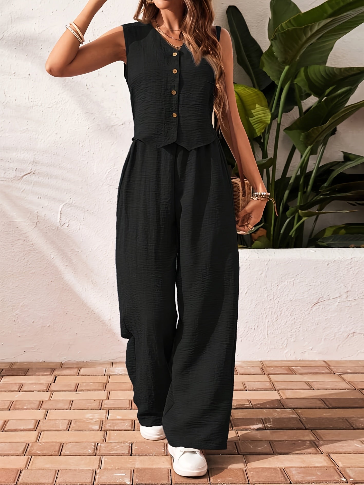 Sophie | Stijlvolle Mouwloze Jumpsuit