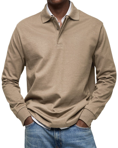 MARCONELLI | LUXE POLO SHIRT WITH LONG SLEEVES