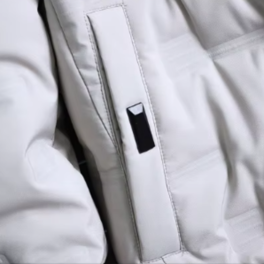 Stijlvolle pufferjas van hoogwaardige stof, comfortabel voor de winter