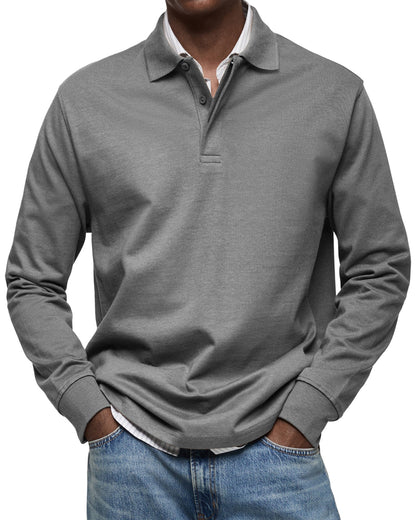 MARCONELLI | LUXE POLO SHIRT WITH LONG SLEEVES