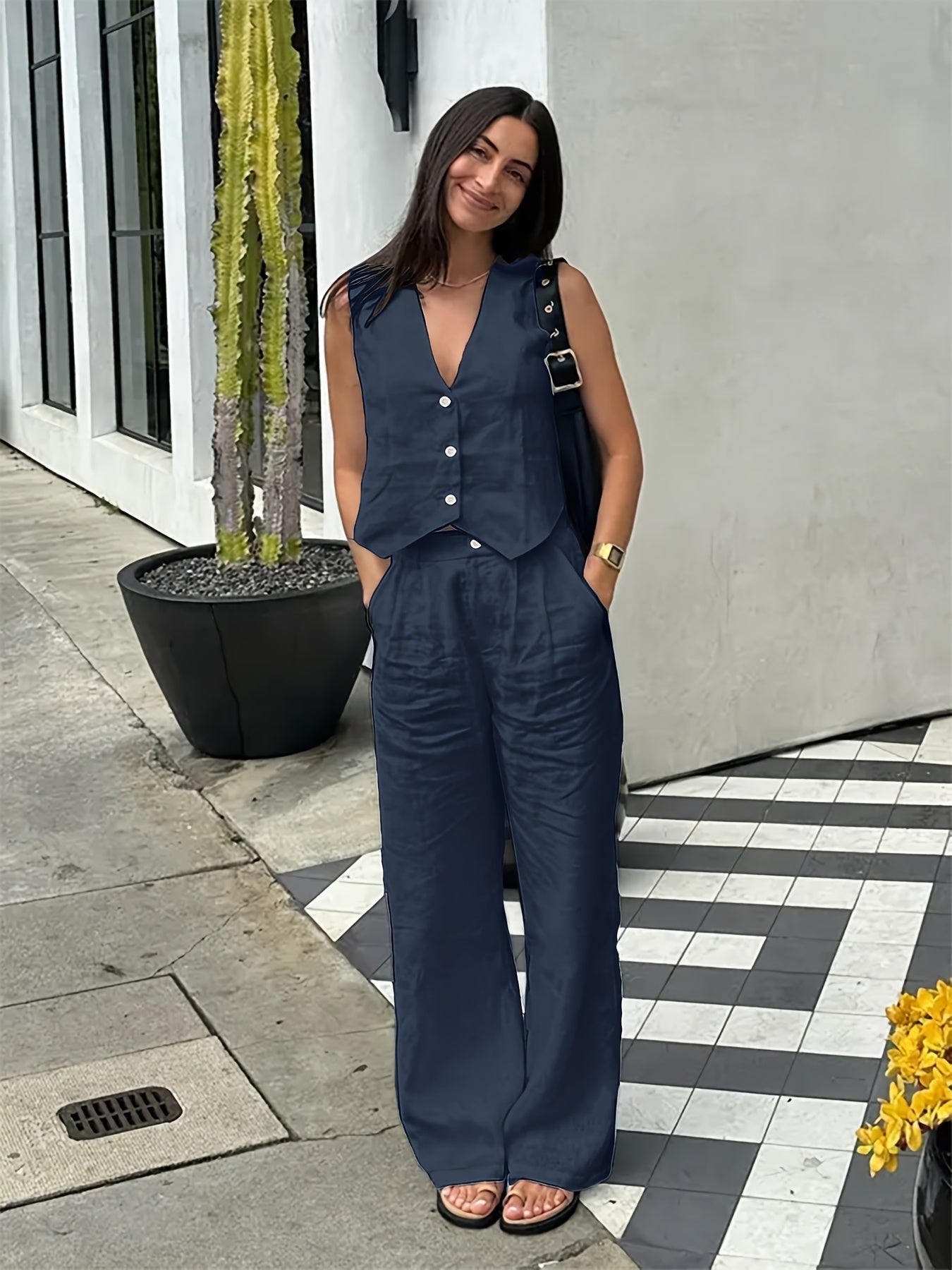 Luna | Stijlvolle Mouwloze Zomer Set