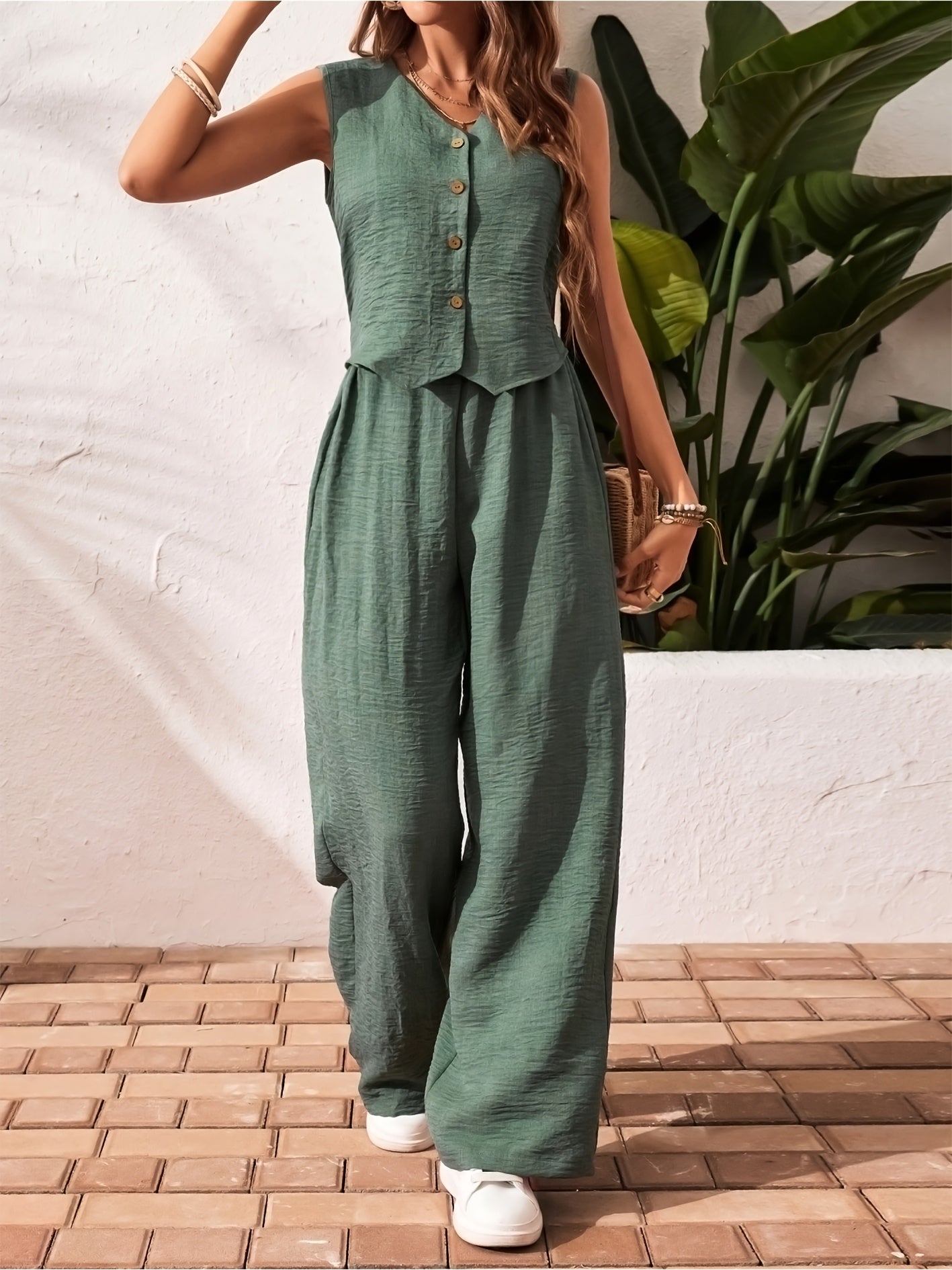 Sophie | Stijlvolle Mouwloze Jumpsuit