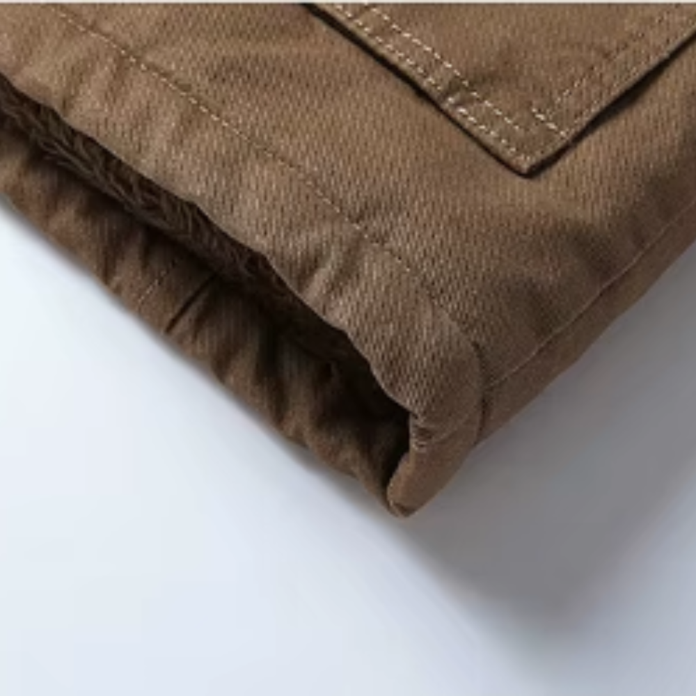 Comfortabele katoenen winterjas voor een stijlvolle herfst en winter