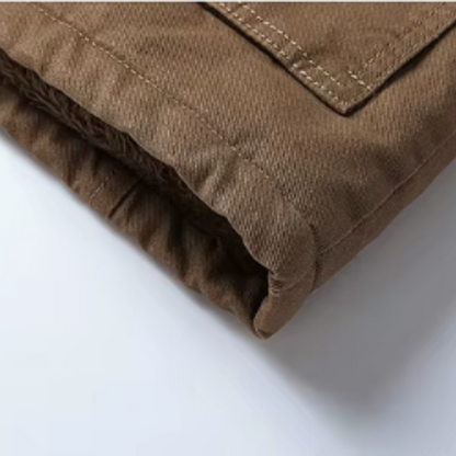 Comfortabele katoenen winterjas voor een stijlvolle herfst en winter