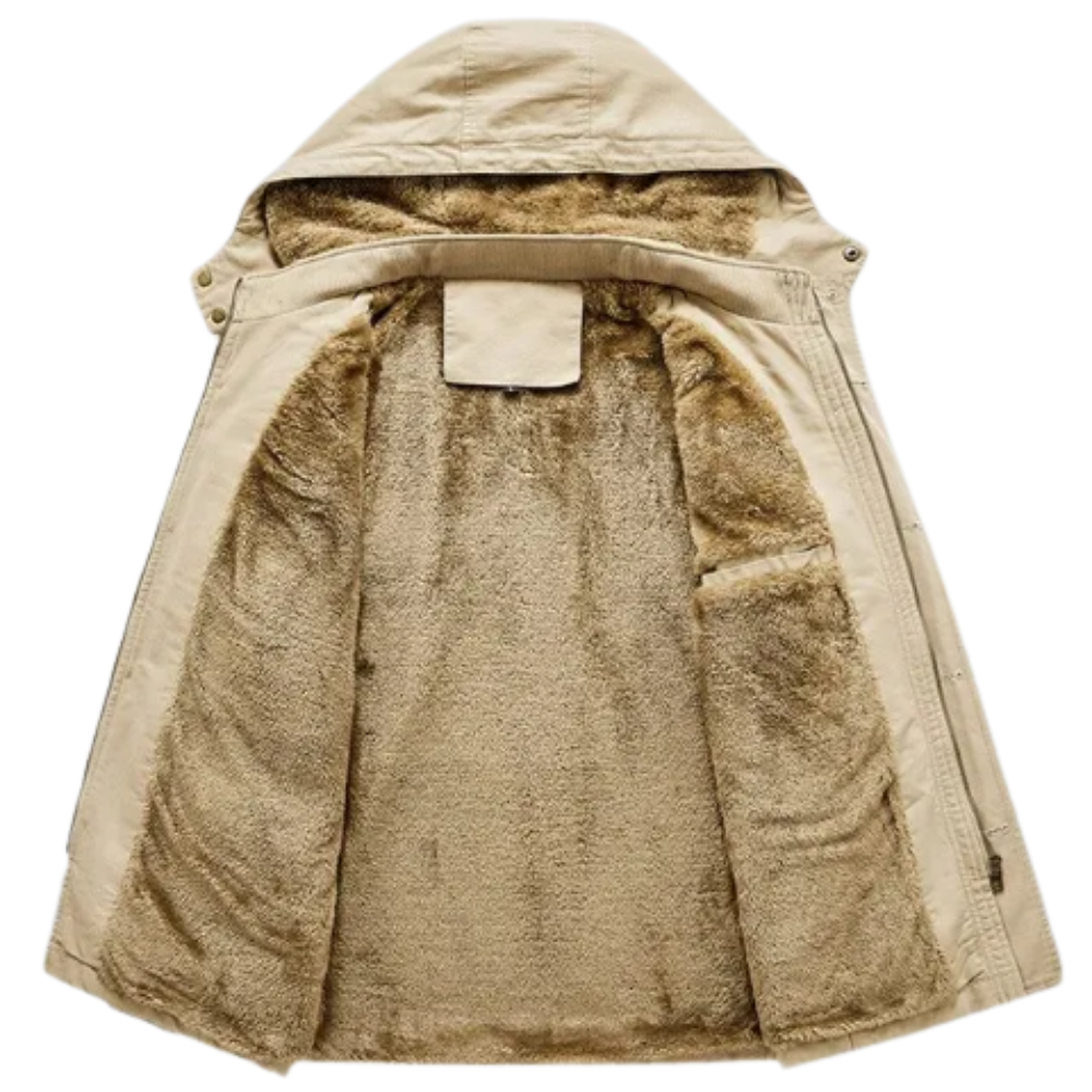 Elegante gewatteerde winterjas van premium materiaal, comfortabel en warm