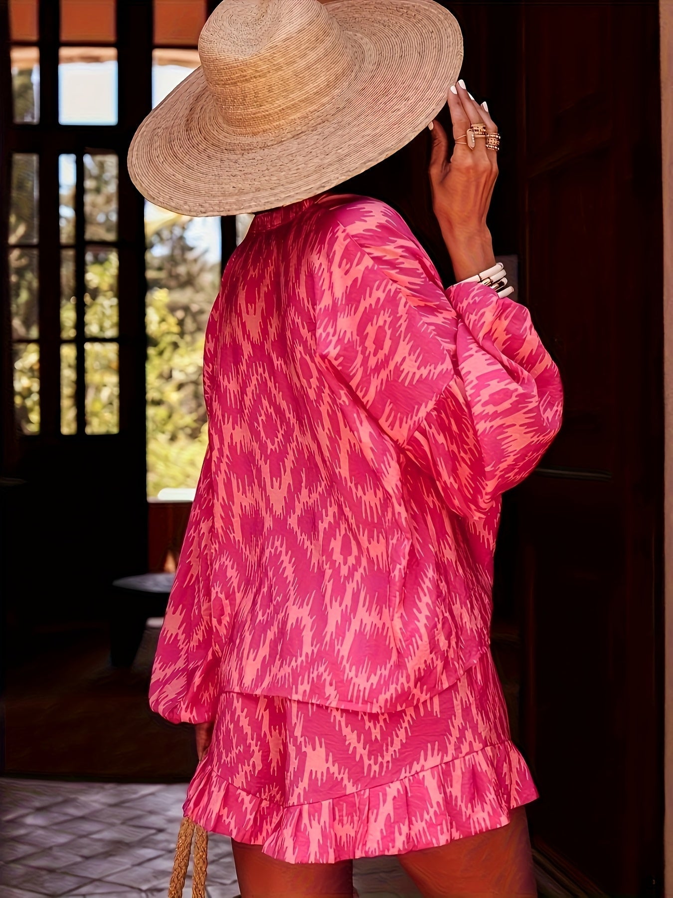 Sophie | Chic Print Broek Set