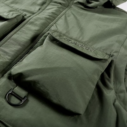 Stijlvolle buitenjas van hoogwaardige stof, comfortabel en warm voor de herfst.