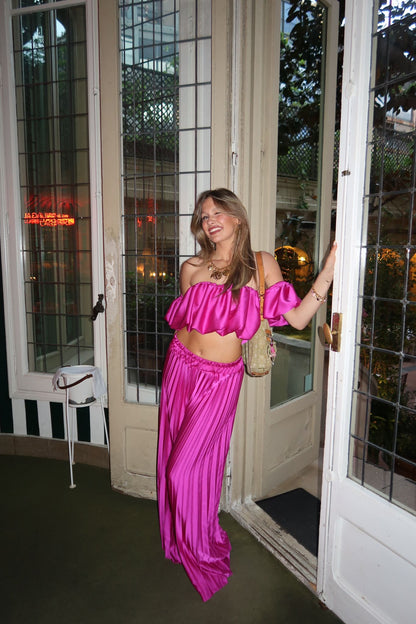 Noa | Satijnen Co-ord Met Elegante Glamour