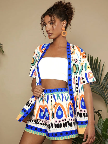 Luna | Chic Floral Print Set