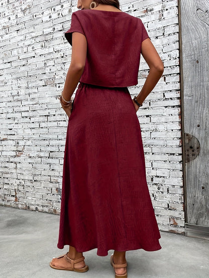 Sophie | Chic Korte Mouwen Set