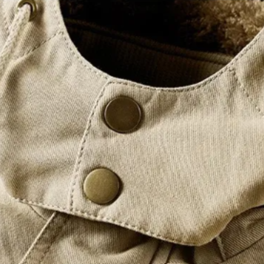 Elegante gewatteerde winterjas van premium materiaal, comfortabel en warm