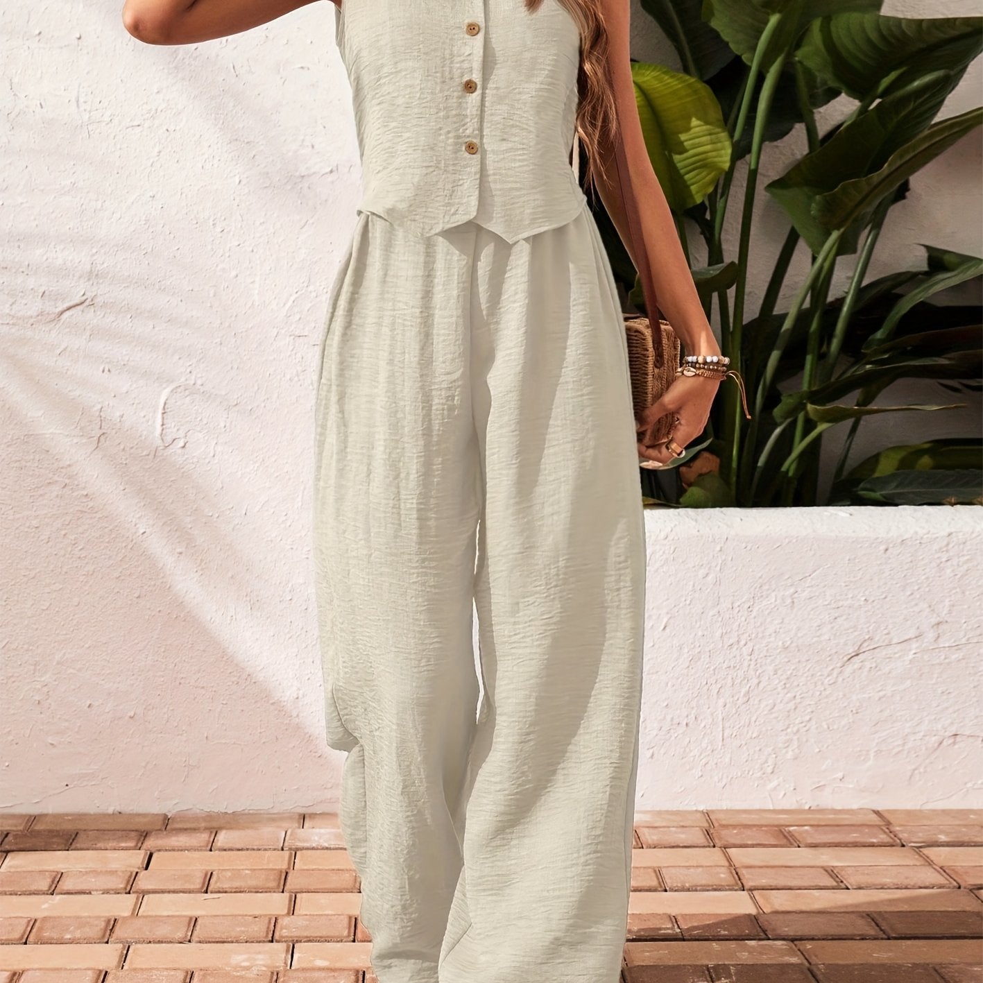 Sophie | Stijlvolle Mouwloze Jumpsuit