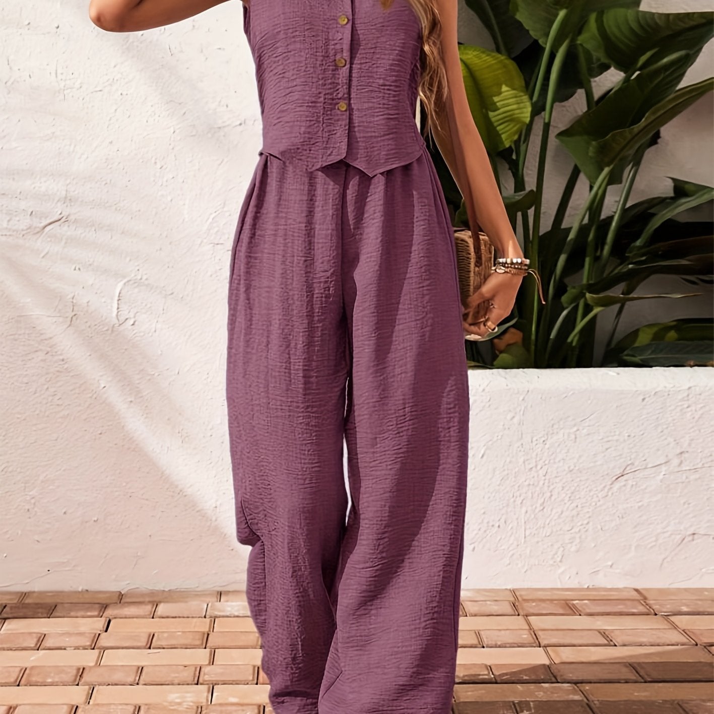 Sophie | Stijlvolle Mouwloze Jumpsuit