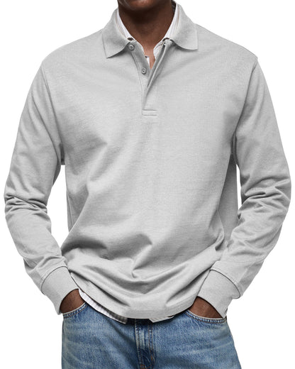 MARCONELLI | LUXE POLO SHIRT WITH LONG SLEEVES