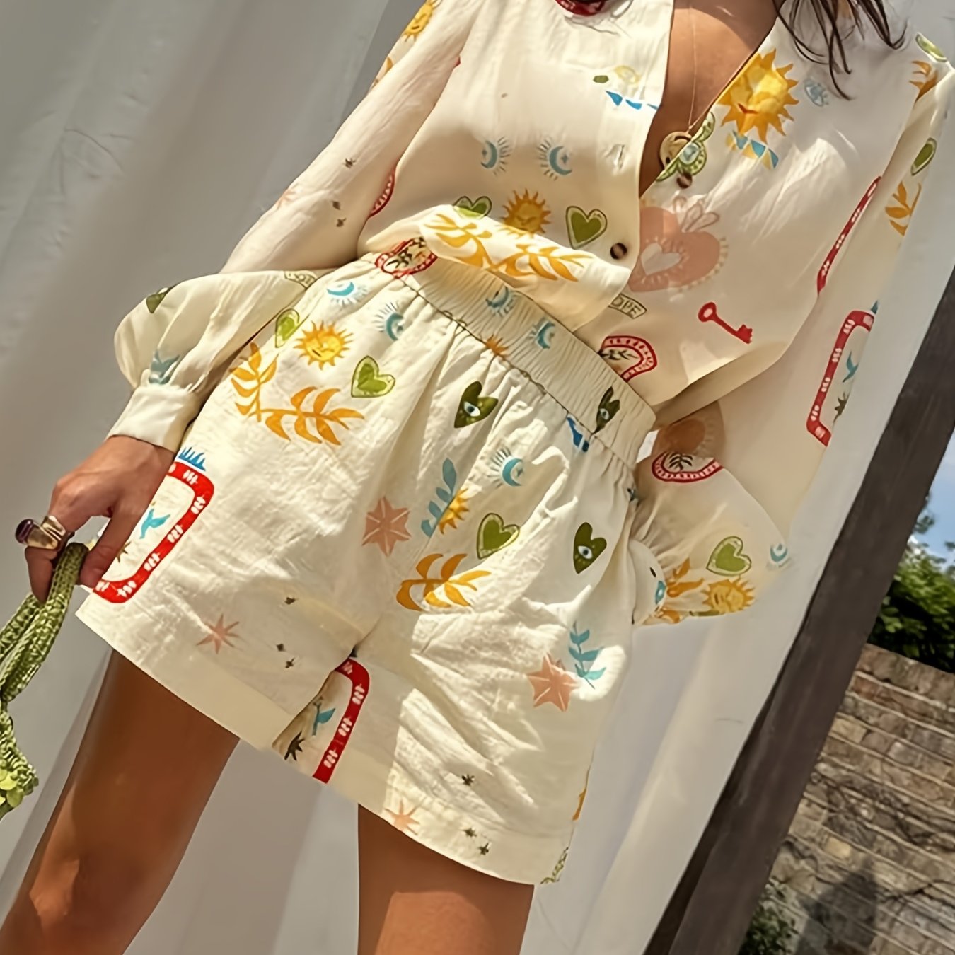 Livia | Chic Printed Long Sleeve Set