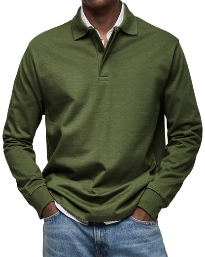 MARCONELLI | LUXE POLO SHIRT WITH LONG SLEEVES