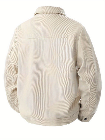 Stijlvol corduroy jasje van hoogwaardige stof, comfortabel voor de herfst