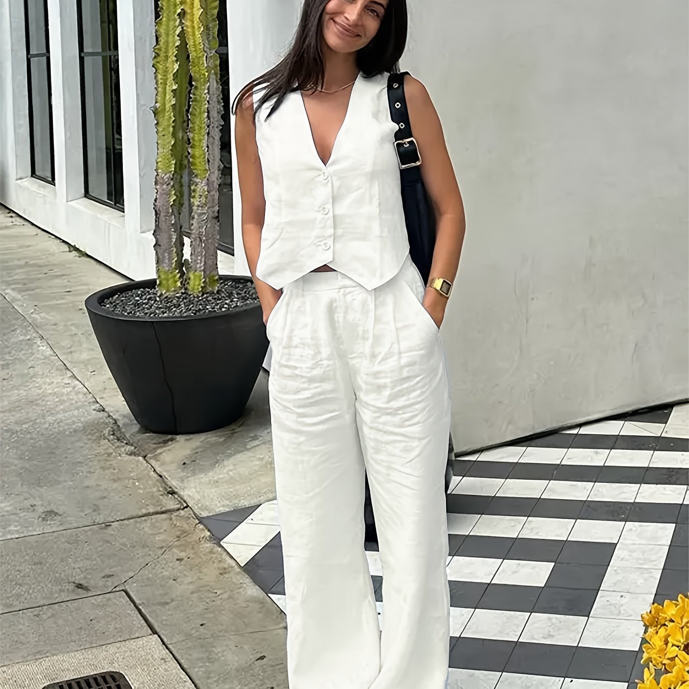 Luna | Stijlvolle Mouwloze Zomer Set