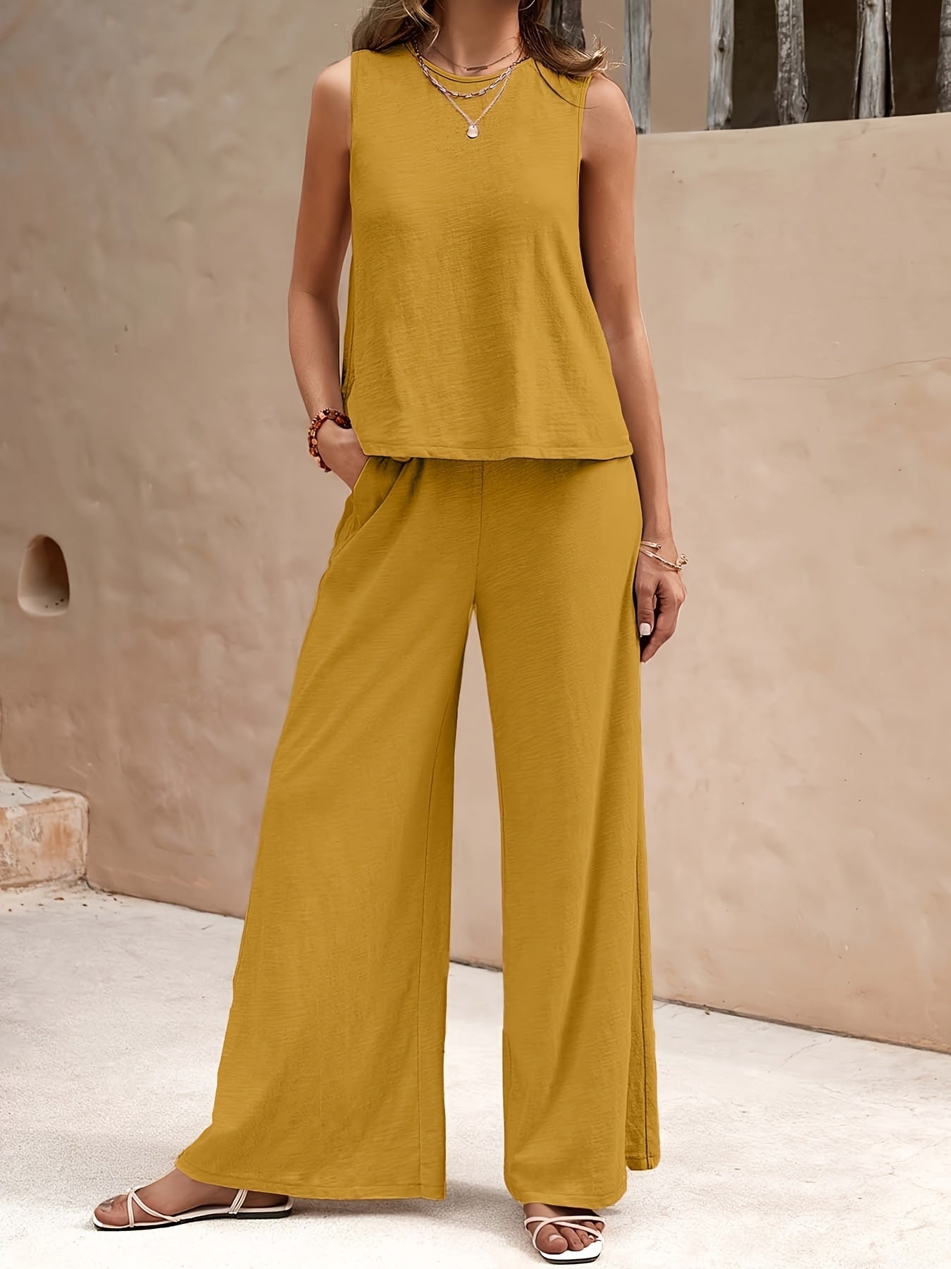 Sienna | Bohemian Strandset met Top en Broek