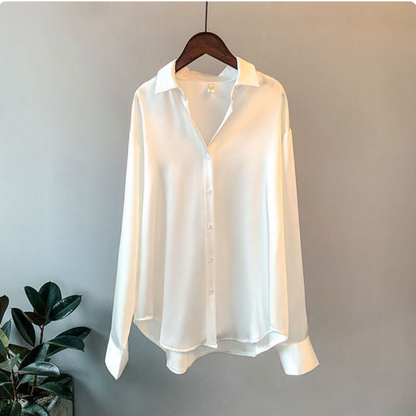 Camicia | Satijnen Blouse voor Dames