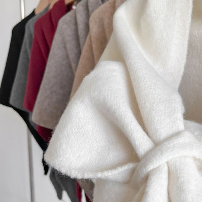 Stijlvolle poncho van zachte stof, comfortabel voor de herfst.