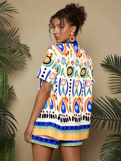 Luna | Chic Floral Print Set