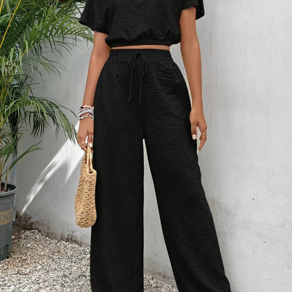 Luna | Chic Crop Top & Pants