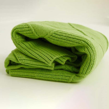 Comfortabele warme trui van hoogwaardige wol voor de herfst