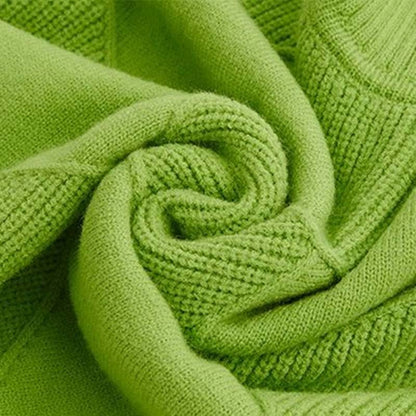 Comfortabele warme trui van hoogwaardige wol voor de herfst