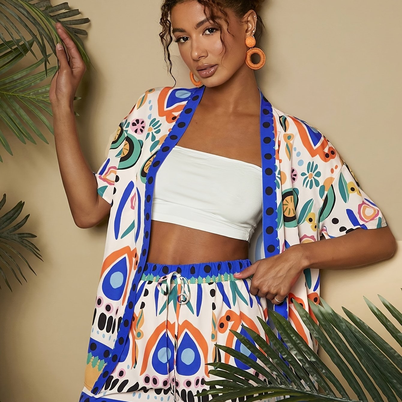 Luna | Chic Floral Print Set