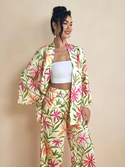 Lana | Tropisch Bloemenprint Casual Set