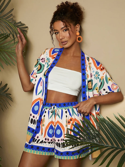 Luna | Chic Floral Print Set