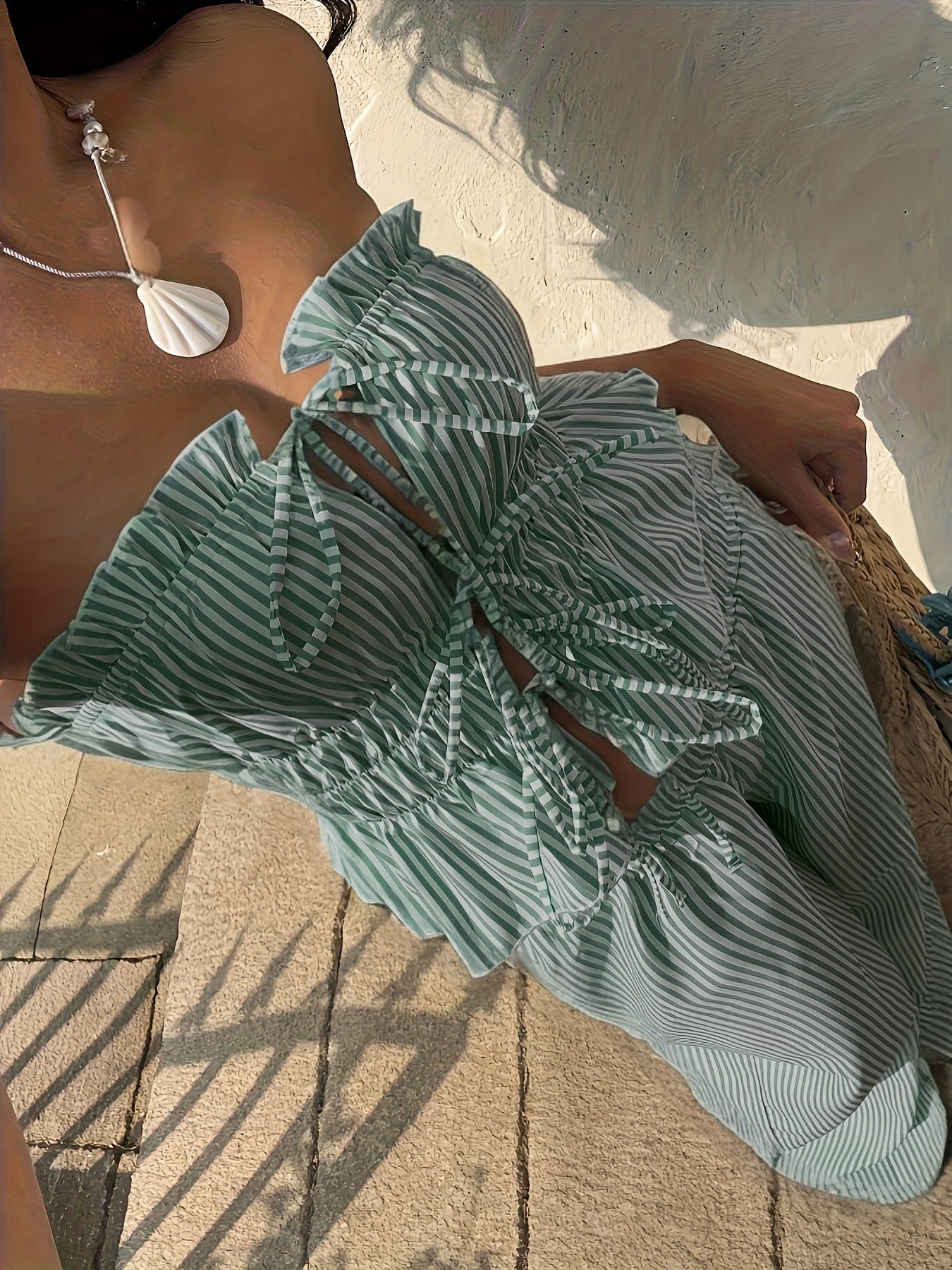 Sophie | Elegante Gestreepte Damespak