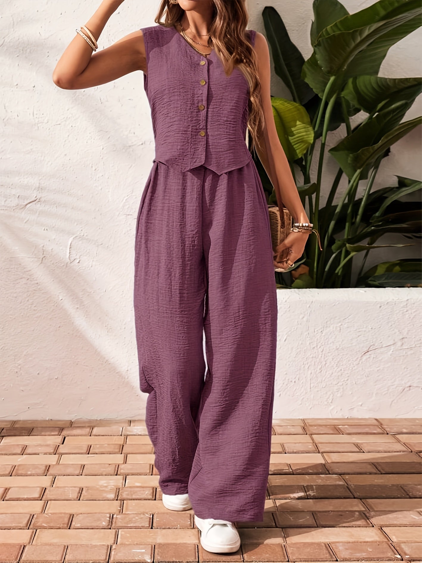 Sophie | Stijlvolle Mouwloze Jumpsuit