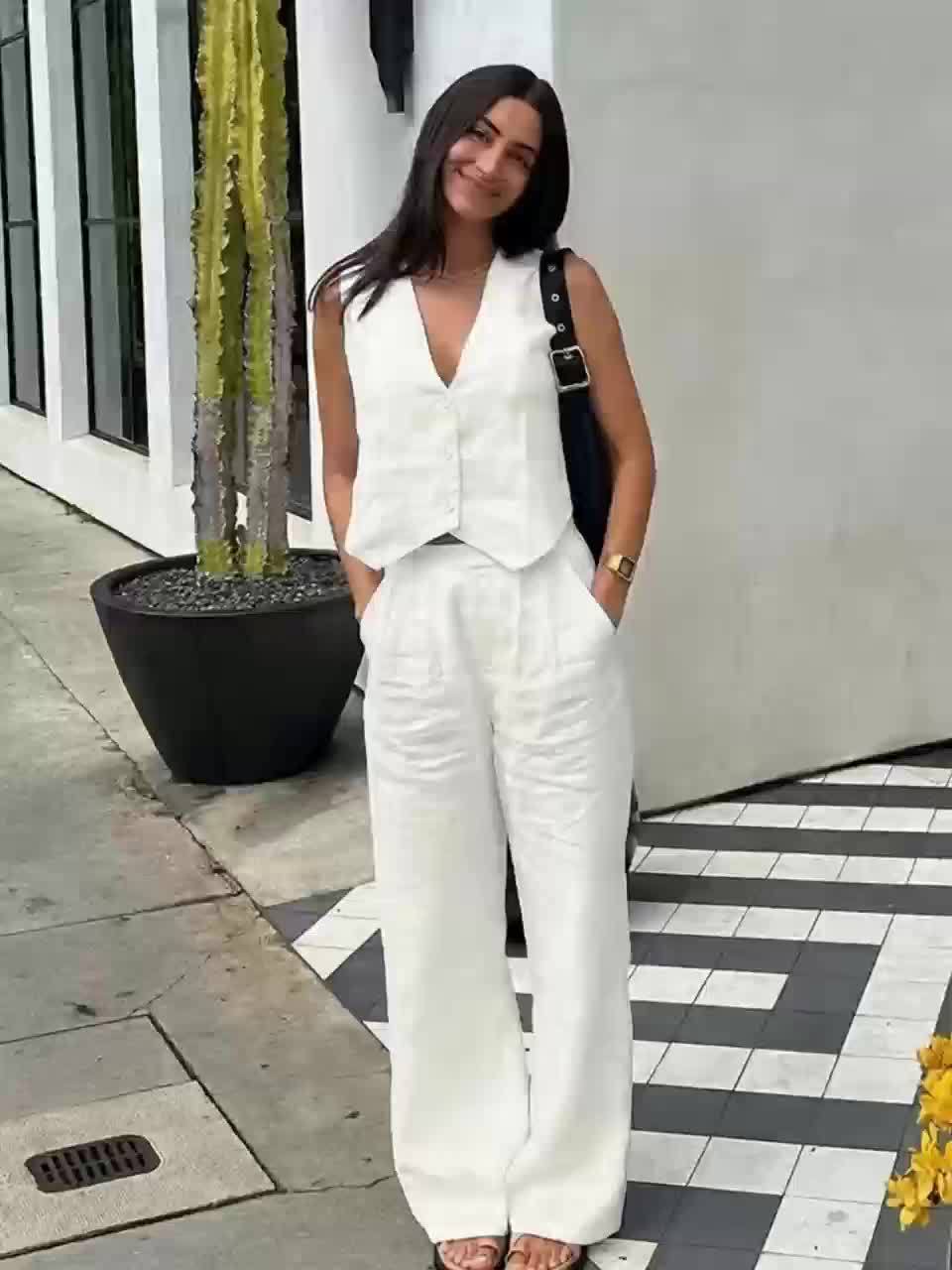 Luna | Stijlvolle Mouwloze Zomer Set