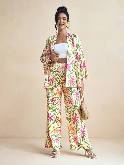 Lana | Tropisch Bloemenprint Casual Set
