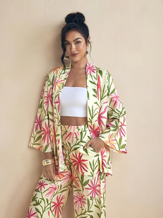 Lana | Tropisch Bloemenprint Casual Set