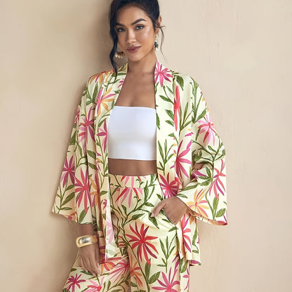 Lana | Tropisch Bloemenprint Casual Set