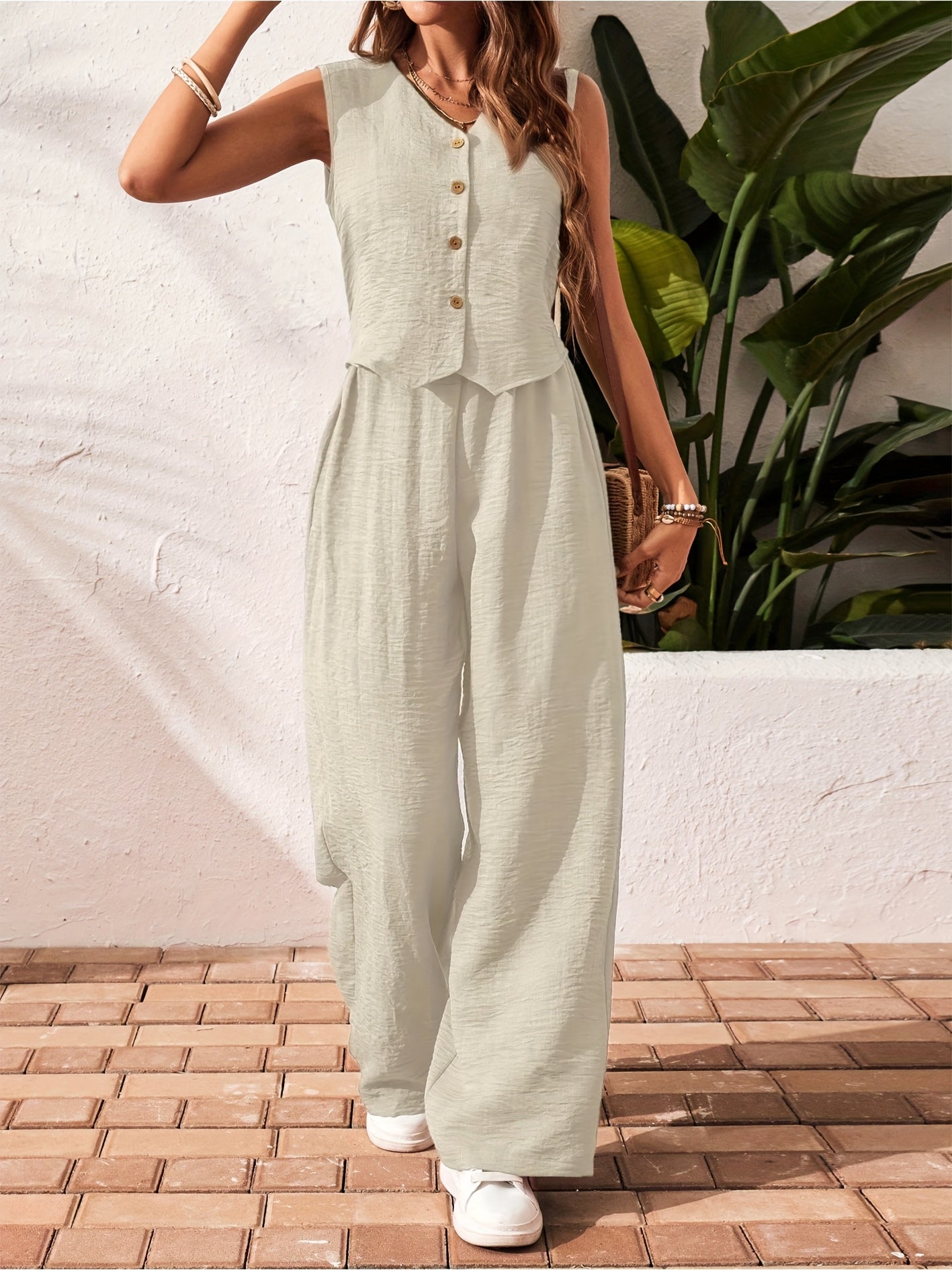 Sophie | Stijlvolle Mouwloze Jumpsuit