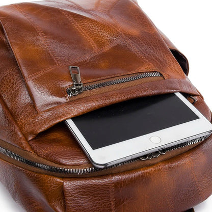 Chique en tijdloze rugzak van leer, comfortabel voor dagelijks gebruik