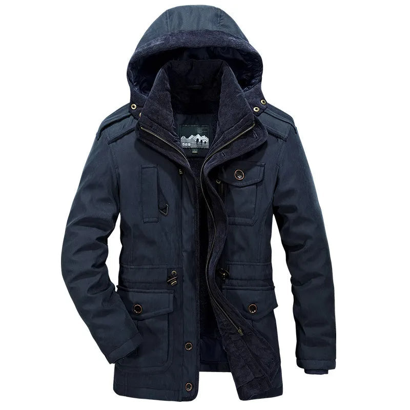 Elegante winterjas van premium materiaal, comfortabel en tijdloos